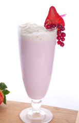 smoothie with fresh fruits