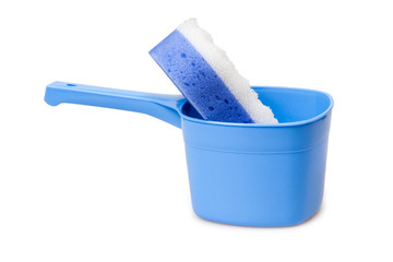 plastic scoop with bath whisp