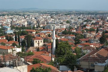 Fototapeta na wymiar Panorama Of Xanthi City, Greece