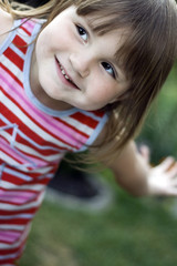 Playing little girl