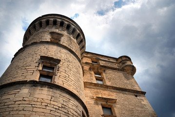 Obraz premium The ancient tower in provence France