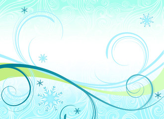 winter themed background or banner