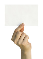 card blank