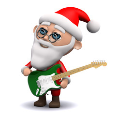 3d Santa plays the blues © Steve Young