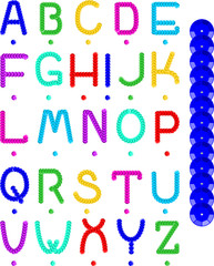 Vector Sequin Alphabet Letters