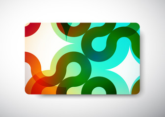 Gift Card - size 3 3/8" x 2 1/8"  (86 x 54 mm)