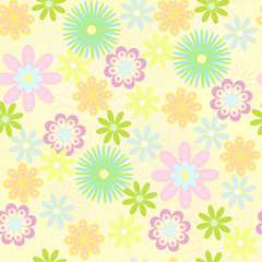 abstract flowers background