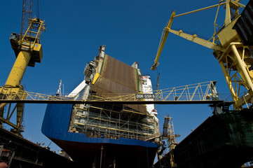 Ship in the dock