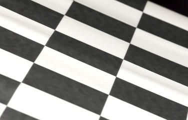 black and white checkered abstract