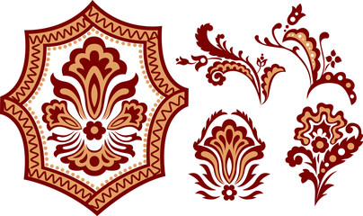flower emblem design