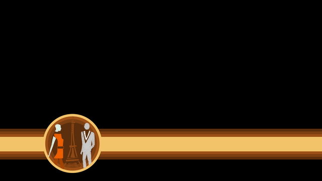 Motion Designer's Toolkit. Brown title plates with Alpha chanal.