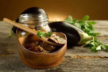 grilled preserved eggplant - conserva melanzane grigliate