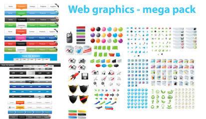 Web graphics - mega pack