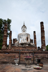 Buddha at Sukhothai ancient city.