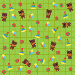 children background with toys