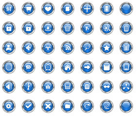 Buttons for web. Vector.