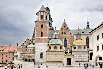 Cathedral in Cracow on the World Heritage List. Renaissance.