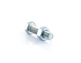 Metal bolt and nut
