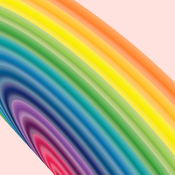 Rainbow splash. Vector illustration