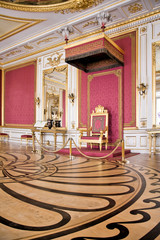 Throne Room in Royal Castle in Warsaw on World Heritage List. © Marcin Chodorowski