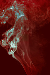 Abstract background of beautiful color smoke waves.