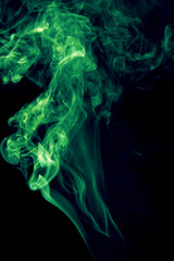 Abstract background of beautiful color smoke waves.