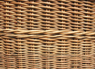 Fragment of a wicker basket