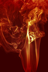 Fototapeta premium Abstract background of beautiful color smoke waves.