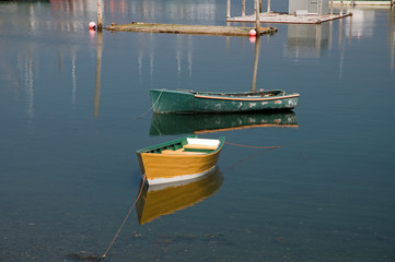 Two rowing boats