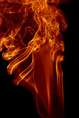 Obraz premium Abstract background of beautiful color smoke waves.