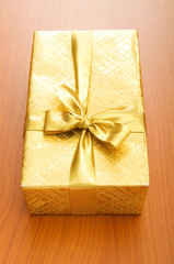 Gift box isolated on the white background