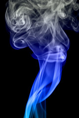 Abstract background of beautiful Blue Smoke