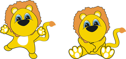 cartoon baby lion2