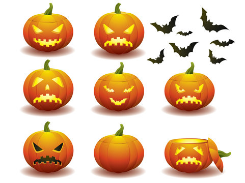 Halloween Pumpkin Icons