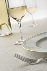 wine table still life