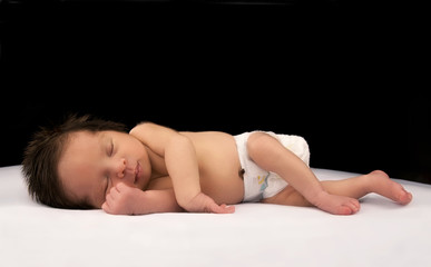 Obraz premium Sleeping newborn Infant