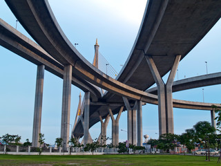 Part of Bhumibol Bridge