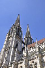Fototapeta na wymiar Cathedral - Regensburg, Germany