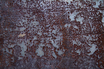 rostige metallplatte