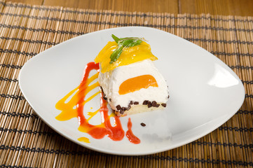 fruit delicious cake .sweet dessert.