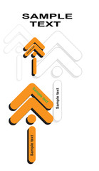 Vector illustration. Business concept design. Abstract backgroun