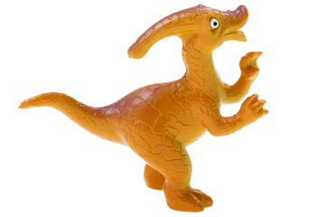 toy dinosaur on white