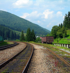 Obraz premium Railway tracks