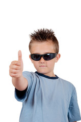 boy with sunglasses