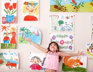 Child in classroom.