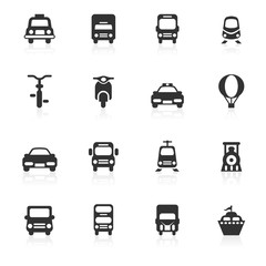 Transportations Icons - minimo series © Fredy Sujono