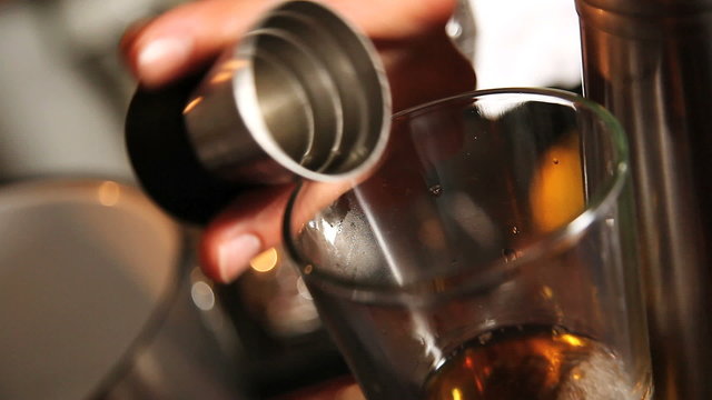 Pouring Alcohol