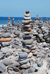 stones balance group sea