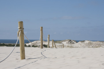 Sand dunes in Leba