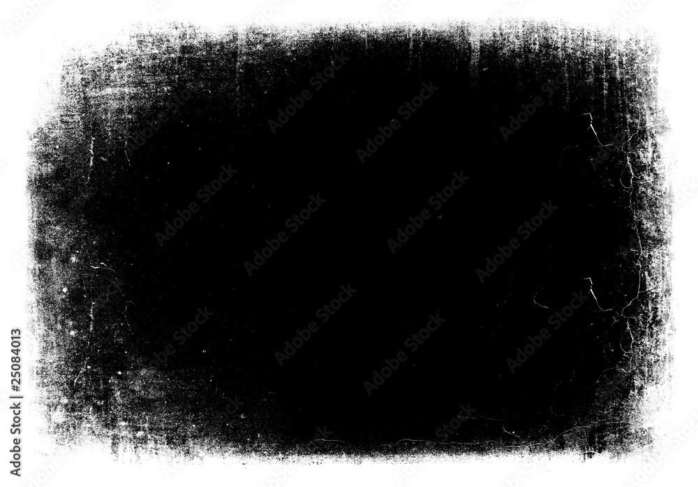 Poster Grunge texture mask with space for text. Isolated edges.